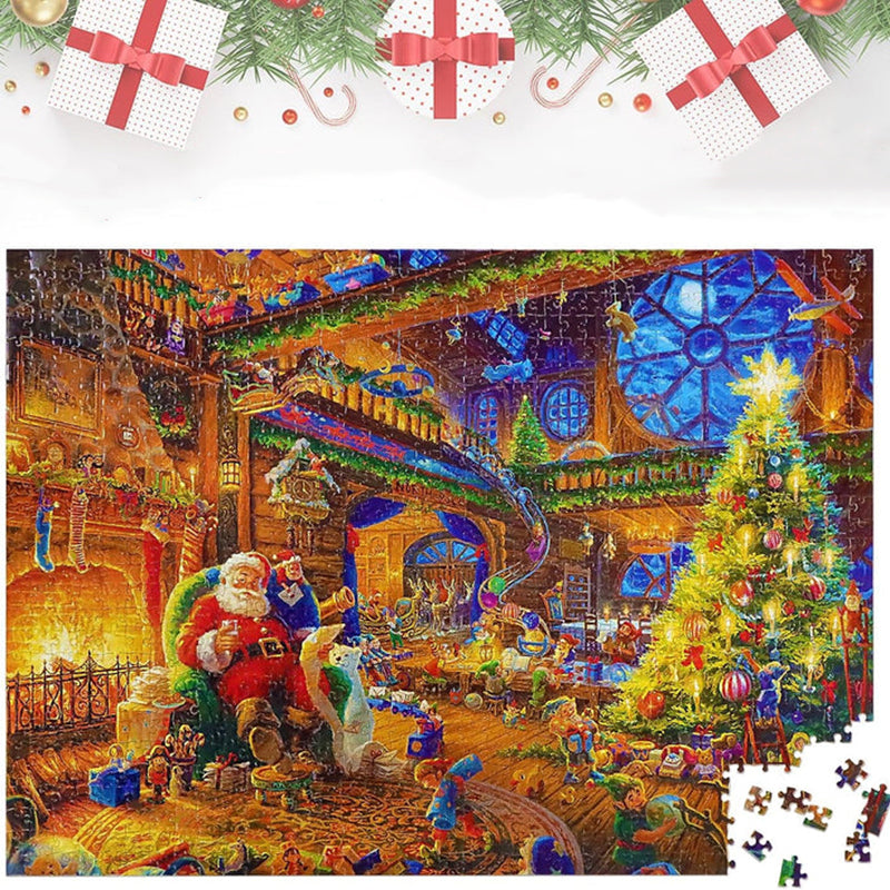 Christmas Jigsaw Puzzle Advent Calendar - 24-Day Countdown