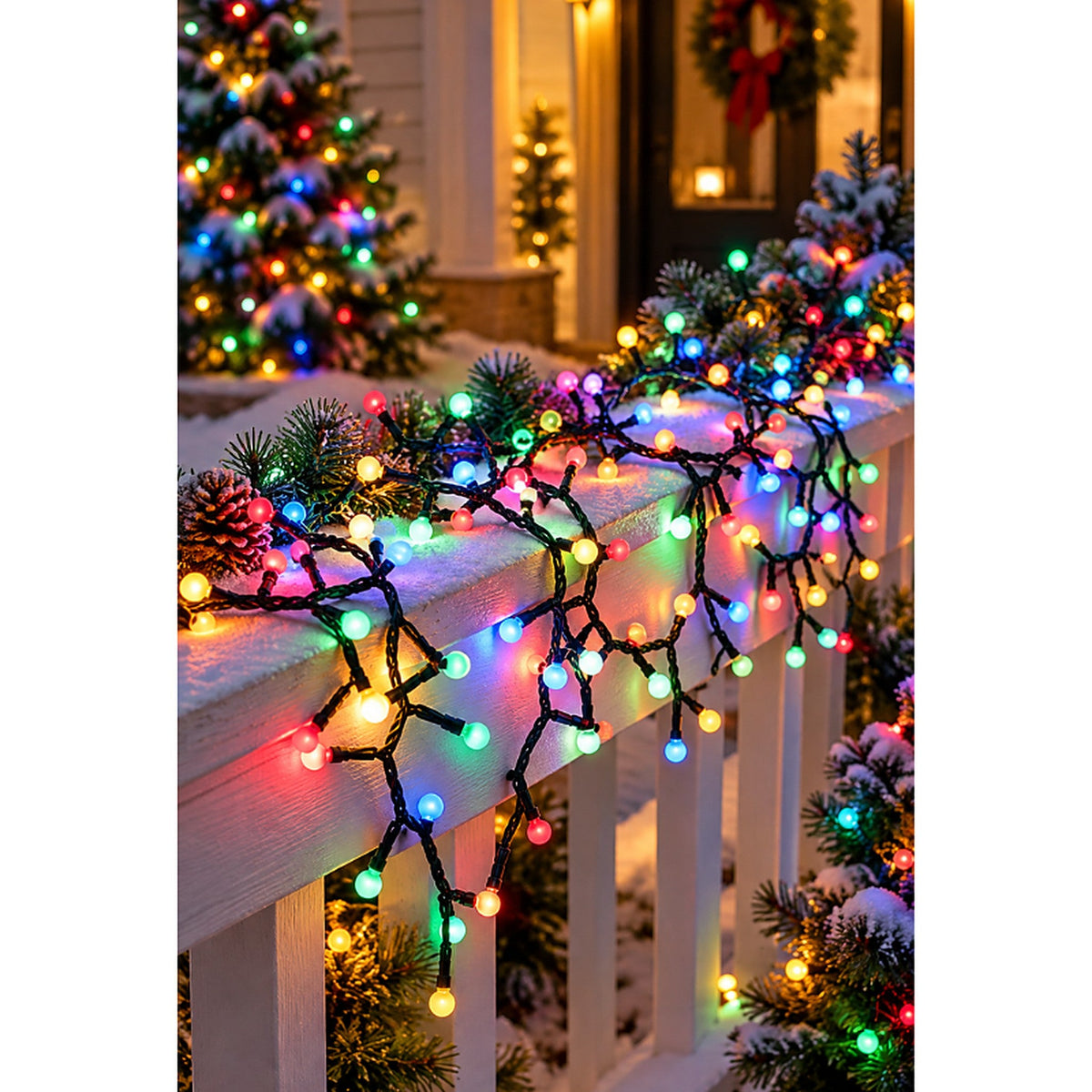 Christmas Lights - String Lights with 300 LEDs, 8 Functions and Timer