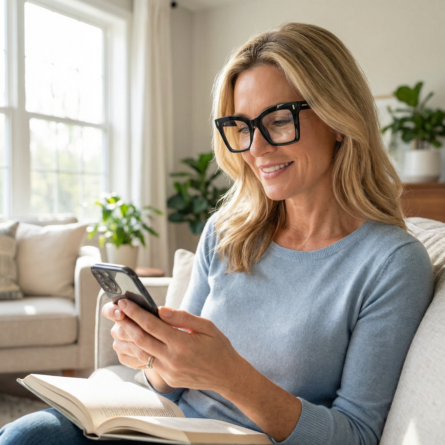 Clarisse – Stylish Oversized Readers for Women