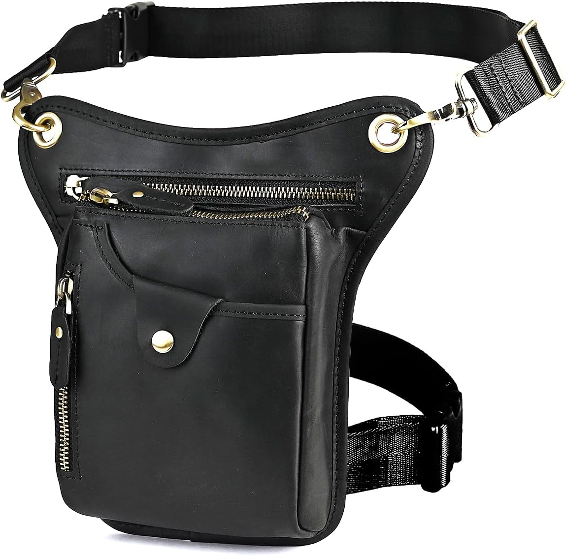 Classic Genuine Leather Shoulder Sling Bag