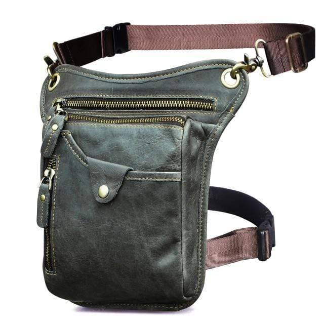 Classic Genuine Leather Shoulder Sling Bag