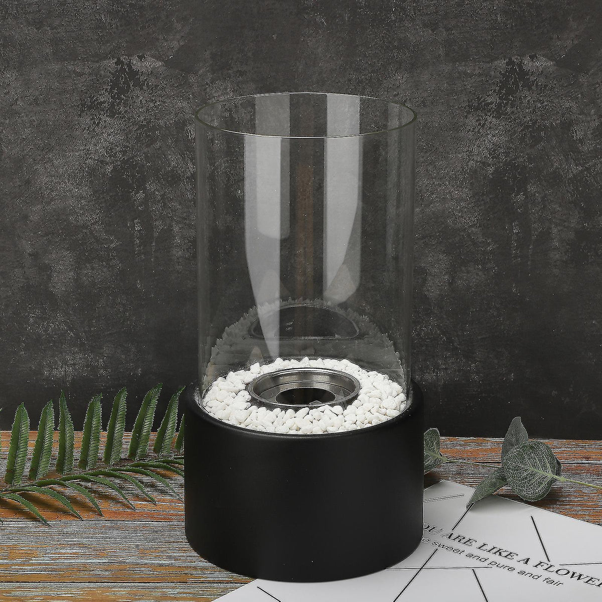 Classic Open Flame Oil Table Lamp
