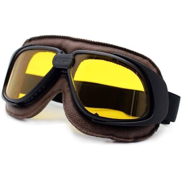 Classic Pilot Biker Goggles