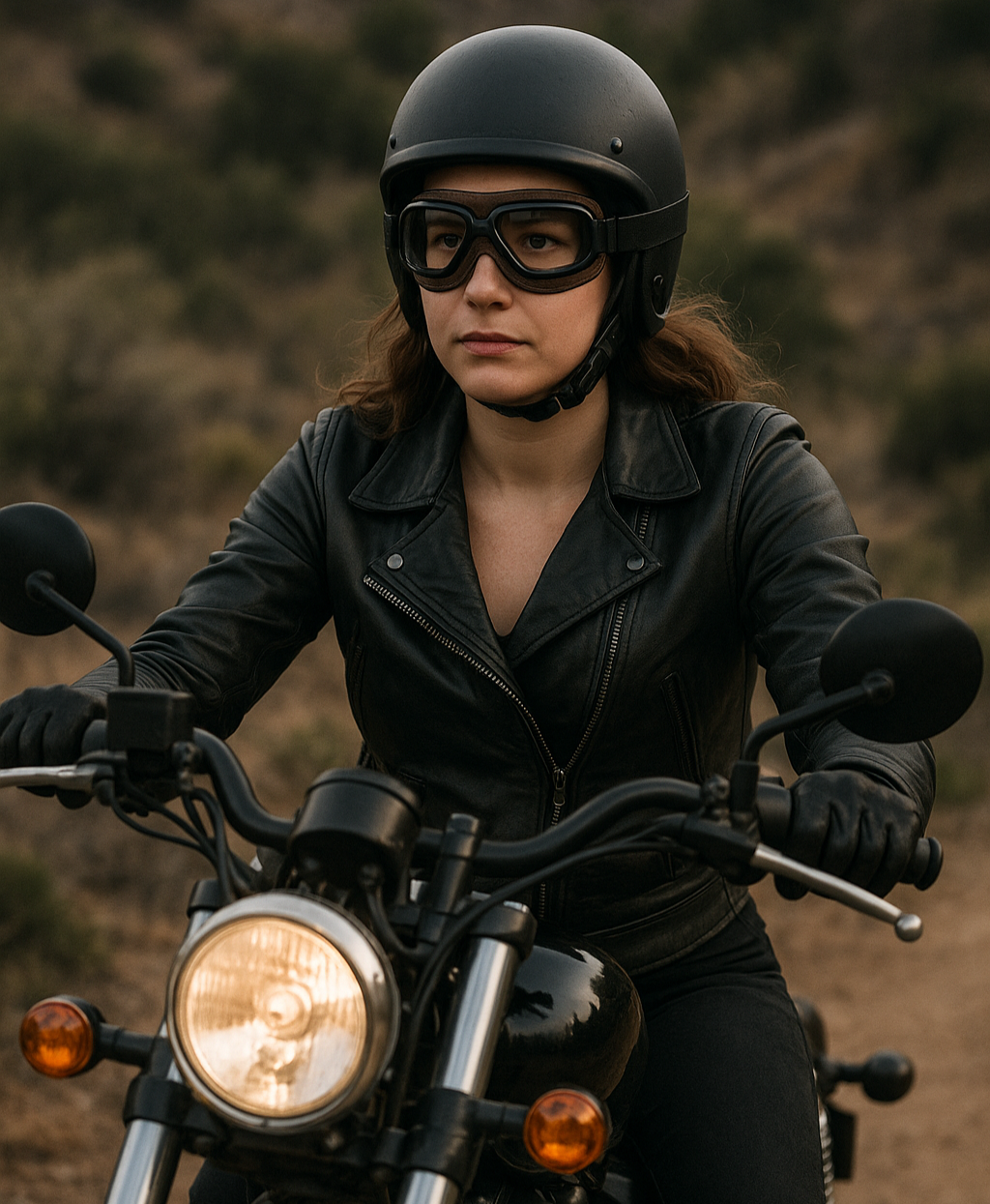 Classic Pilot Biker Goggles