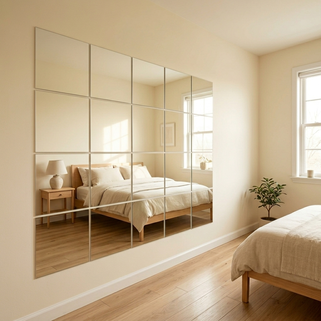 Clearvue – Shatterproof Full Length Wall Mirror Tiles