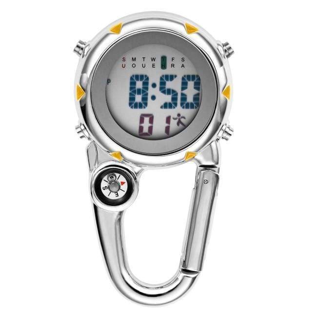 Clip-On Carabiner Quartz Pocket Watch