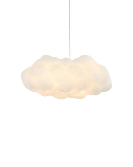Cloud Pendant Light - Fibre Cotton - Modern Style Hanging Lamp - Image 1