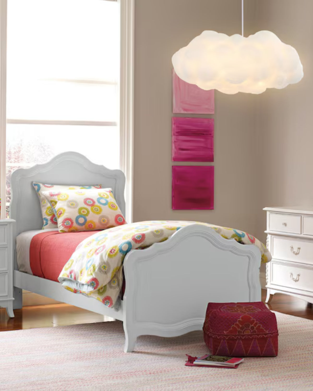 Cloud Pendant Light - Fibre Cotton - Modern Style Hanging Lamp - Image 5
