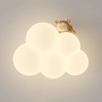 Cloud Wall Lamp - LED - Whimsical Kids Room Decor - Nursery Light