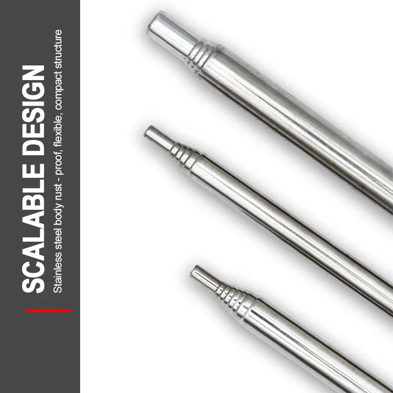 Collapsible Stainless Steel Fire Blowpipe for Camping