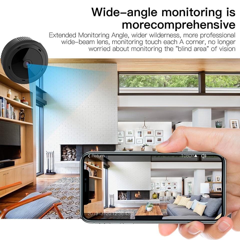Compact 1080P Wi-Fi Camera with Night Vision & Motion Detection