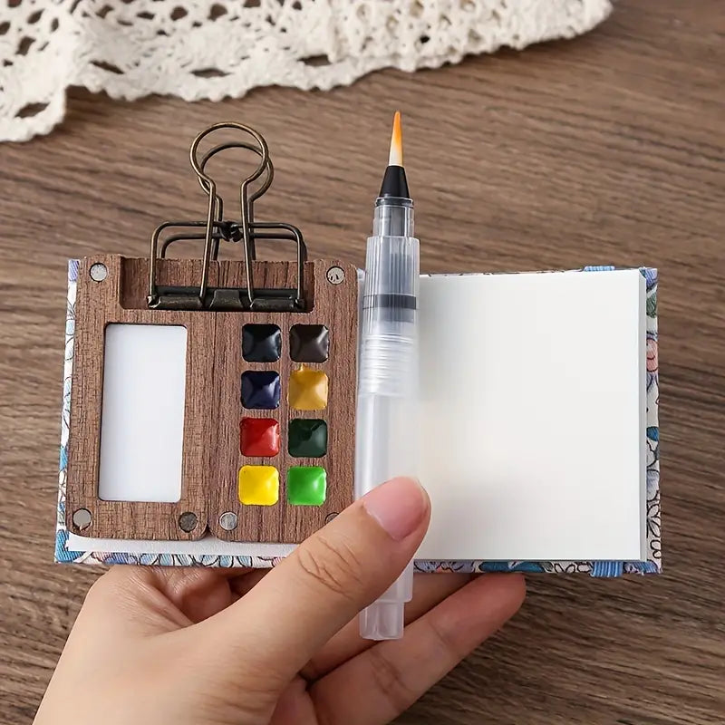 Compact ArtPod Watercolor Set for On-the-Go Creativity