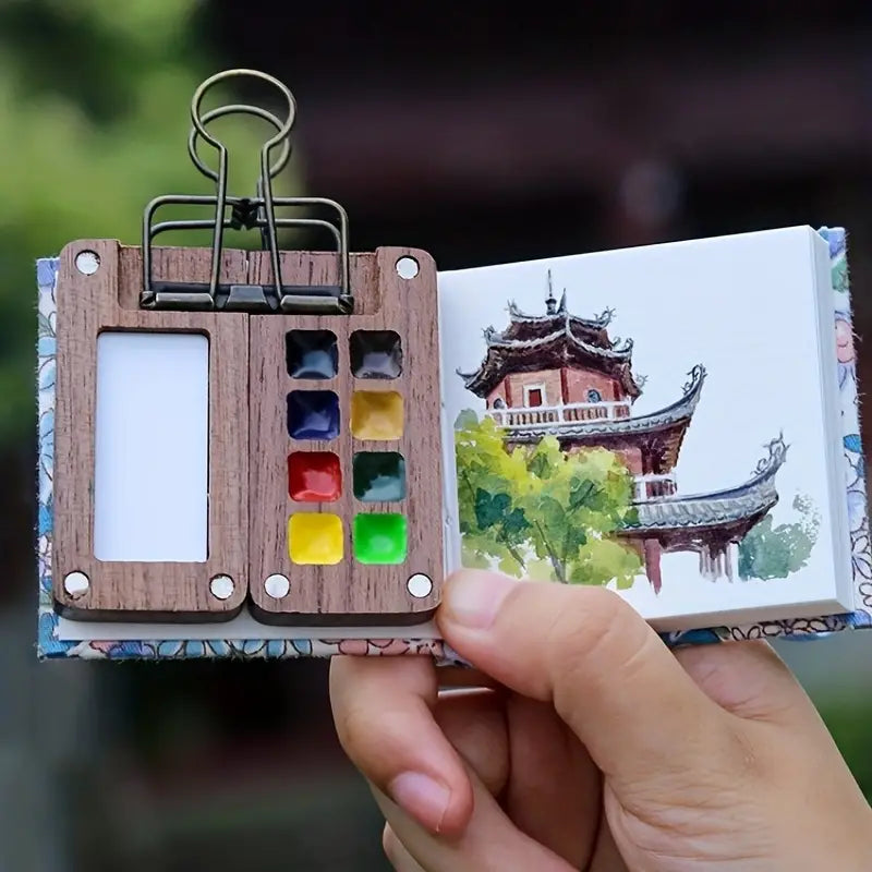 Compact ArtPod Watercolor Set for On-the-Go Creativity