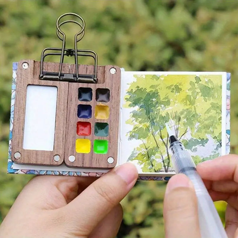 Compact ArtPod Watercolor Set for On-the-Go Creativity