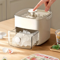 Compact Ice Maker – Quick Production Feature for Home and Office Use – Ideal for Stylish and Refreshing Drinks in Minutes
