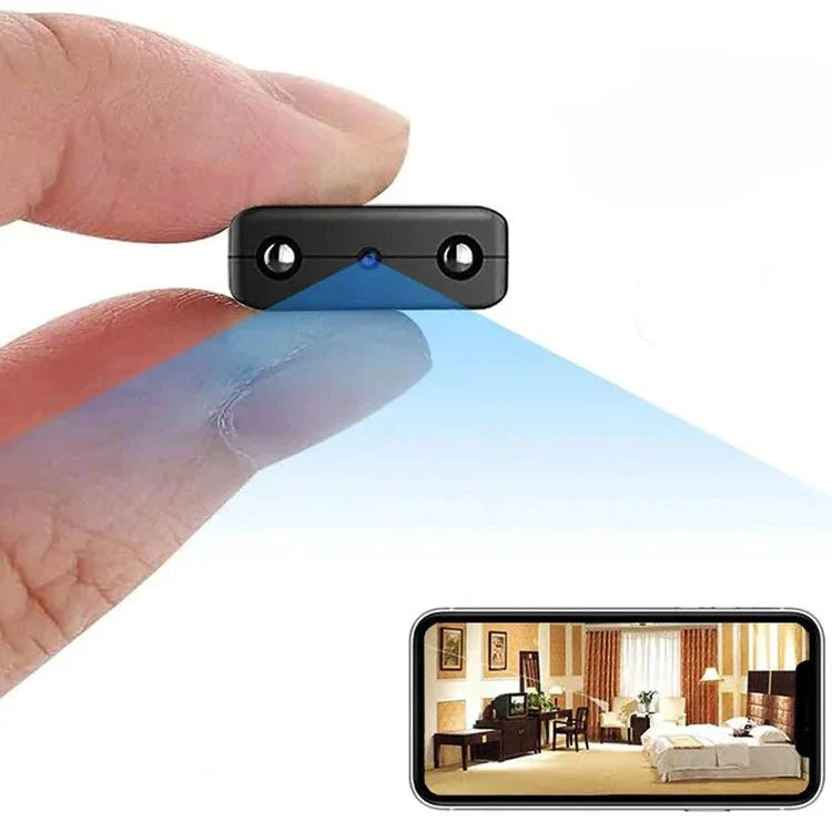 Compact Micro HD Wi-Fi Camera with Audio and Night Vision