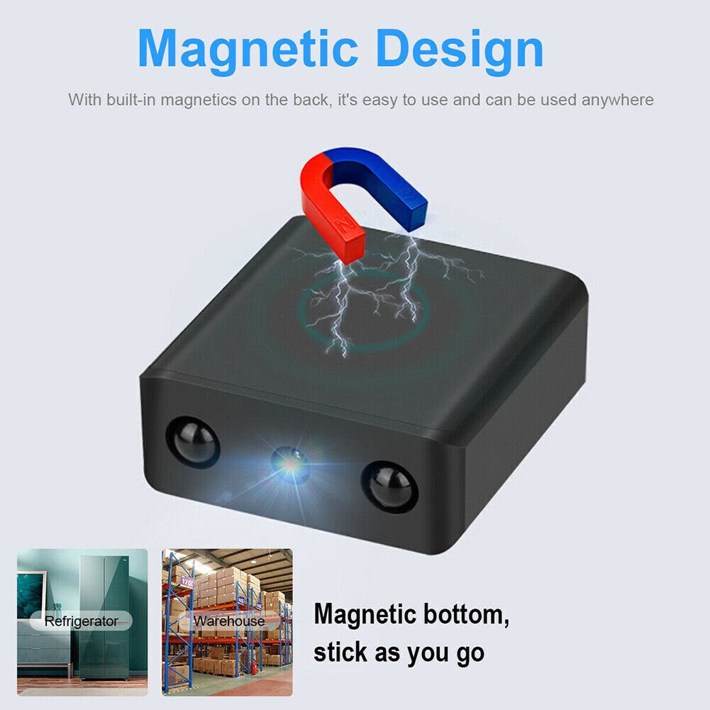 Compact Micro HD Wi-Fi Camera with Audio and Night Vision