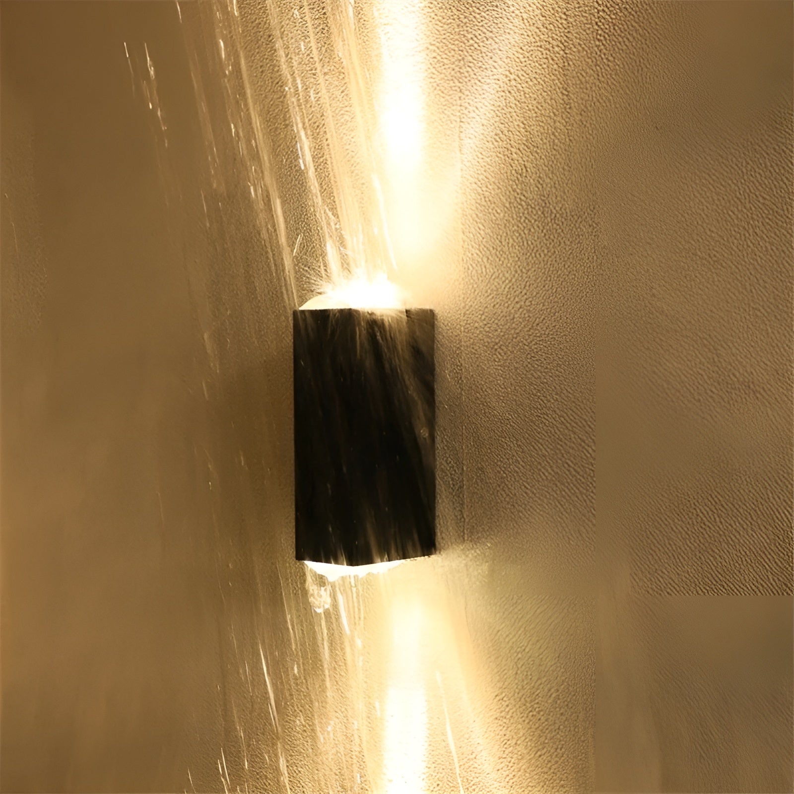 Concrete Look LED Wall Sconce - Modern Indoor/Outdoor Lighting Fixture - Image 3