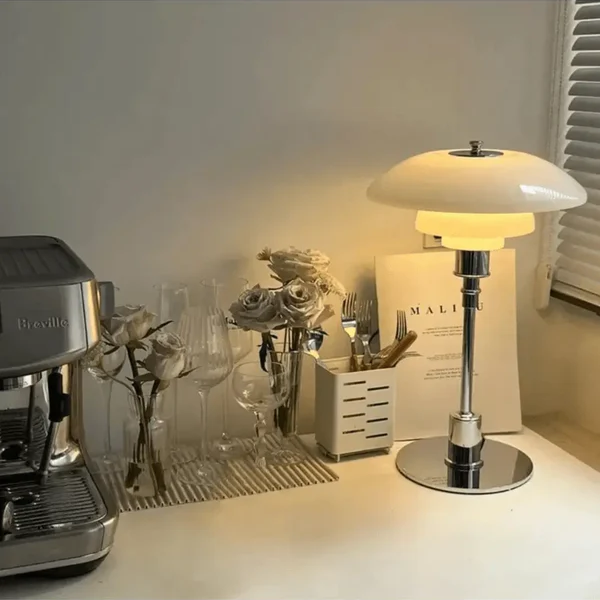 Contemporary Danish Designer Table Lamp - Warm LED Light