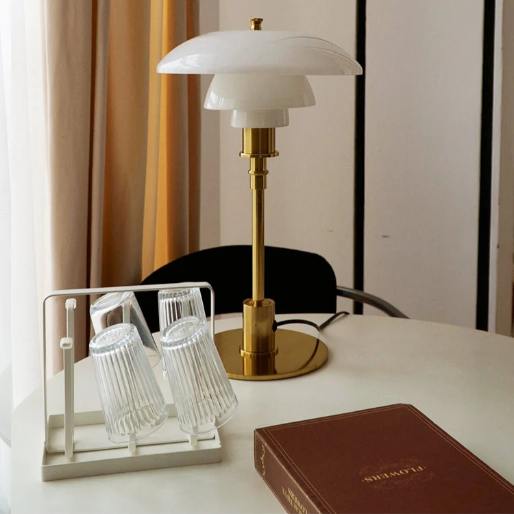 Contemporary Danish Designer Table Lamp - Warm LED Light