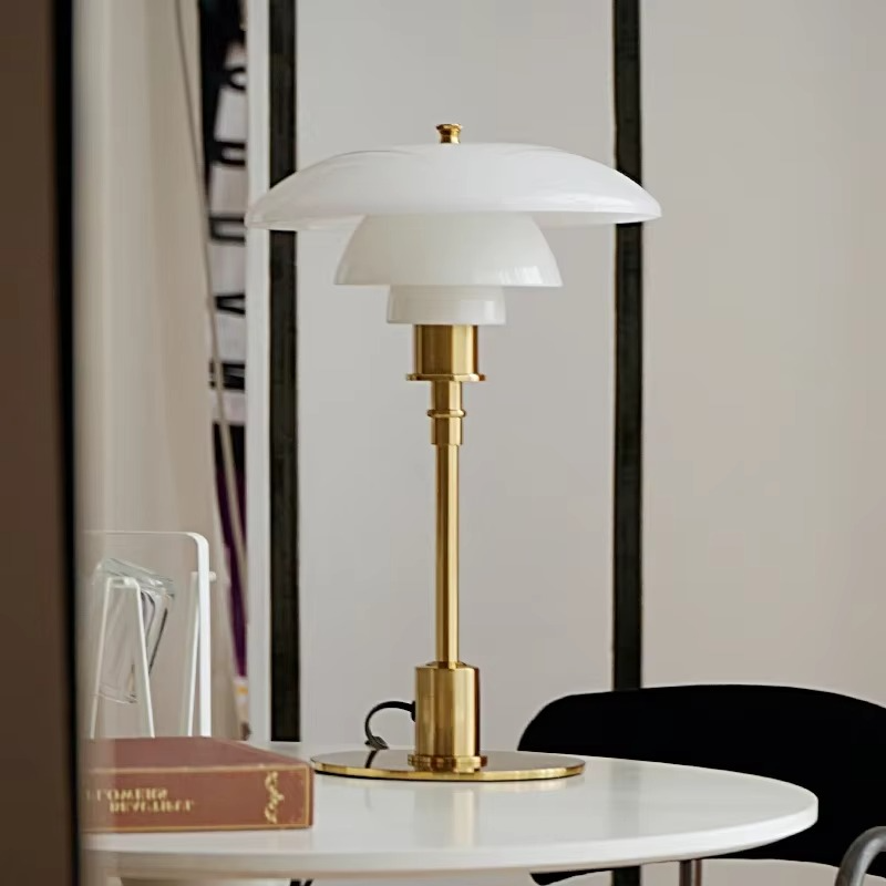 Contemporary Danish Designer Table Lamp - Warm LED Light