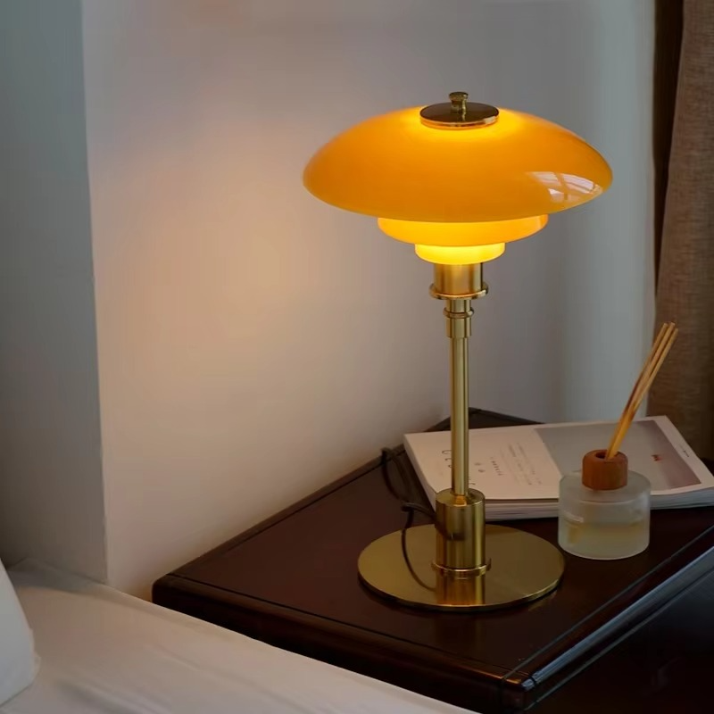 Contemporary Danish Designer Table Lamp - Warm LED Light