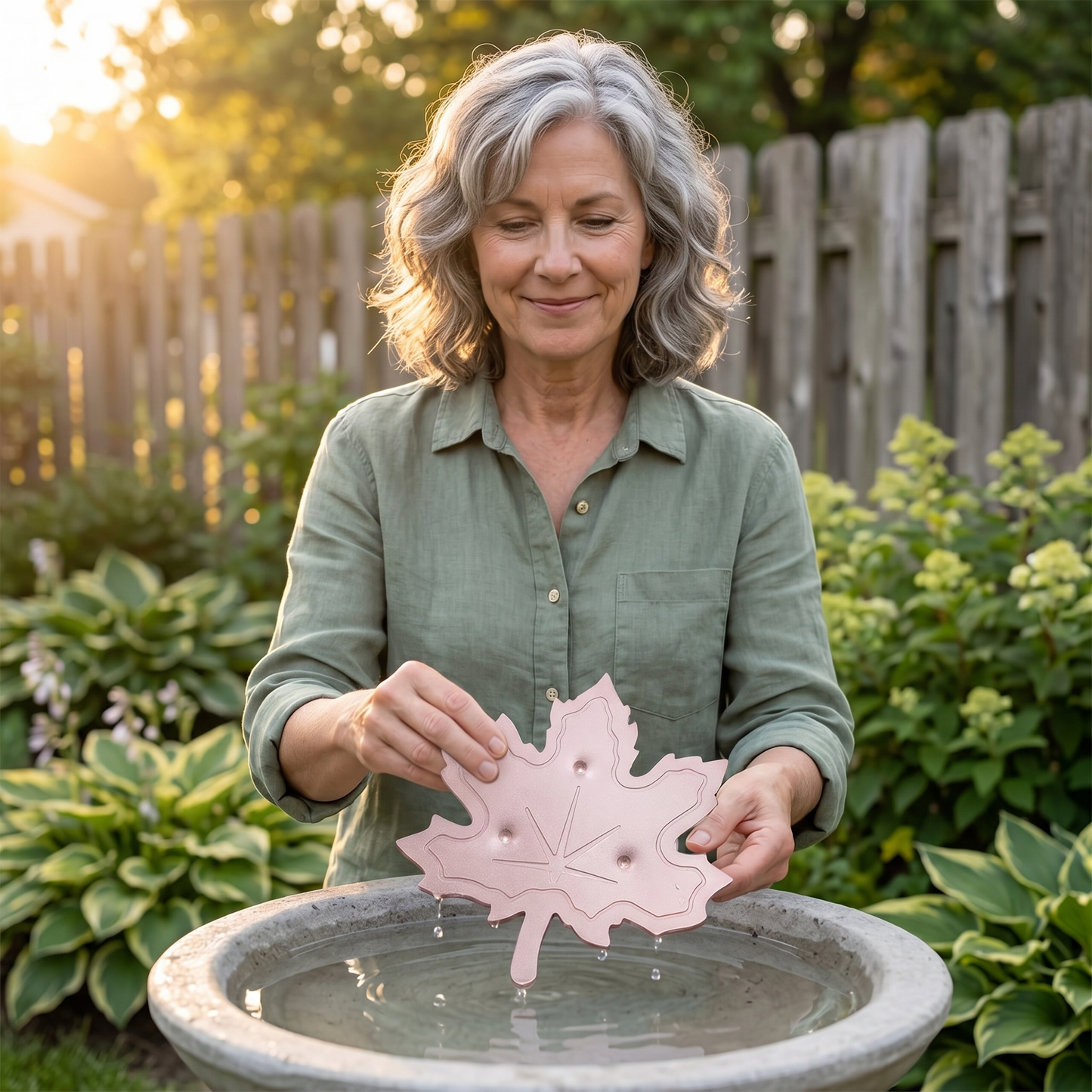 Coppera – Copper Leaf Bird Bath Purifier