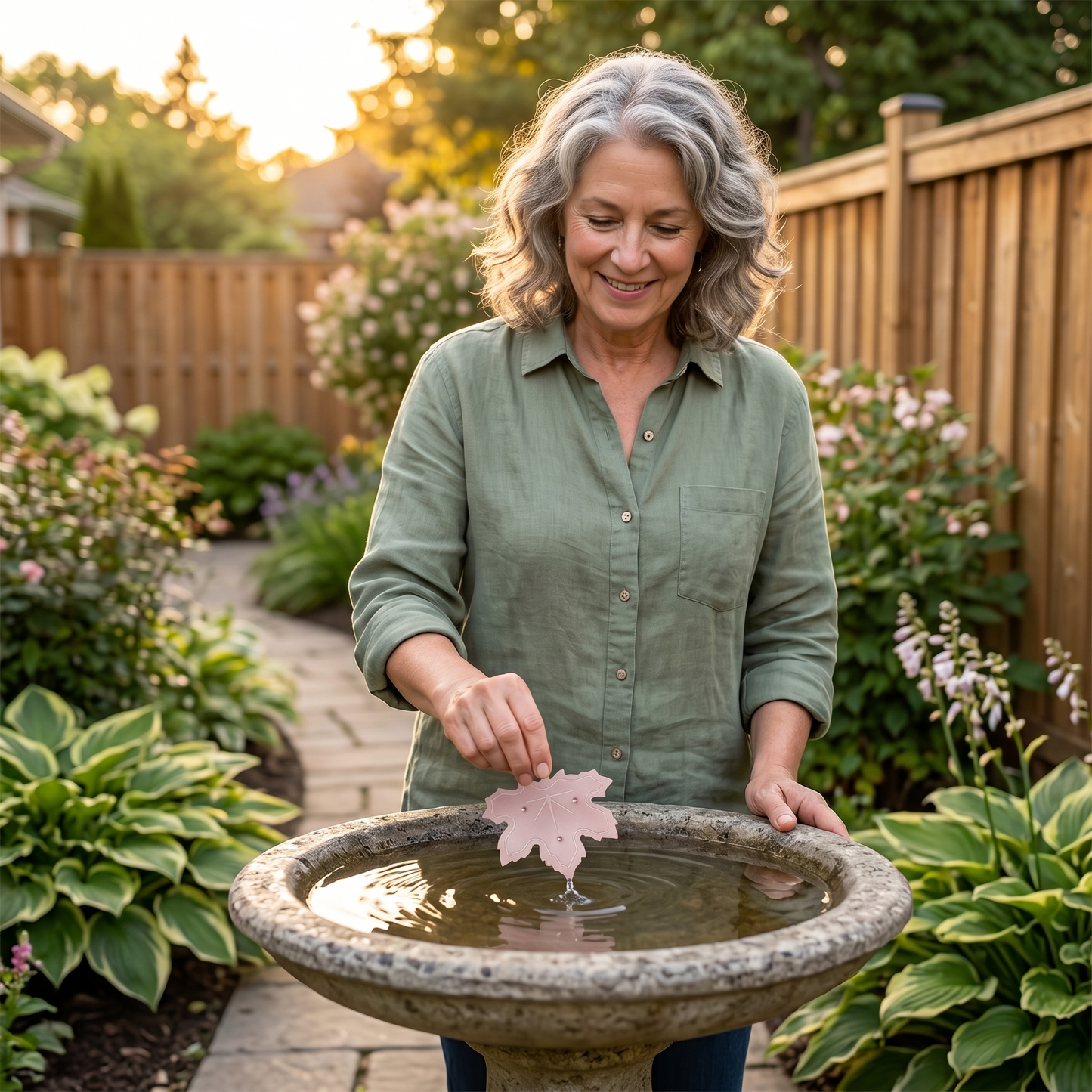 Coppera – Copper Leaf Bird Bath Purifier