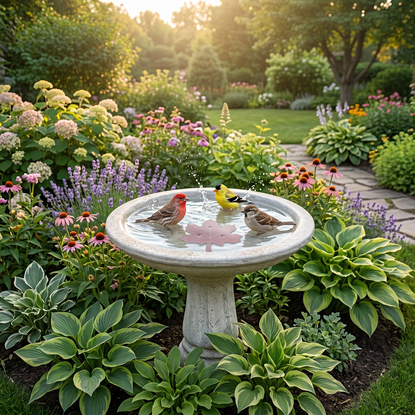 Coppera – Copper Leaf Bird Bath Purifier