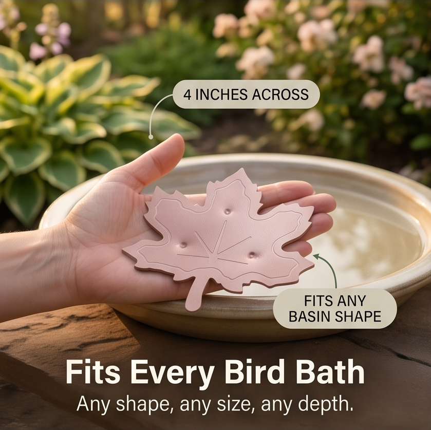Coppera – Copper Leaf Bird Bath Purifier