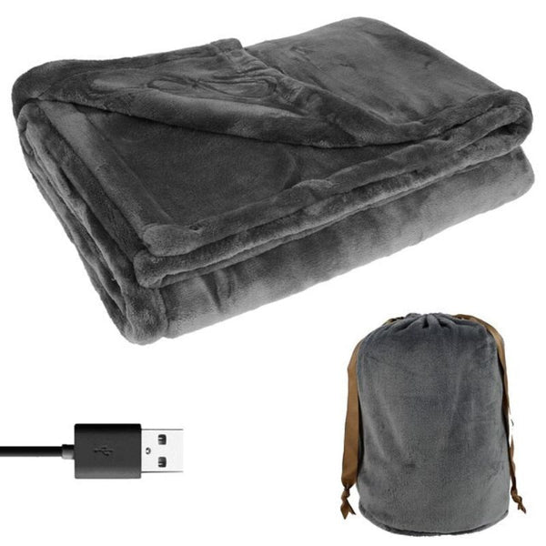 Cordless Electric Heated Blanket - Soothing USB Powered Warmth