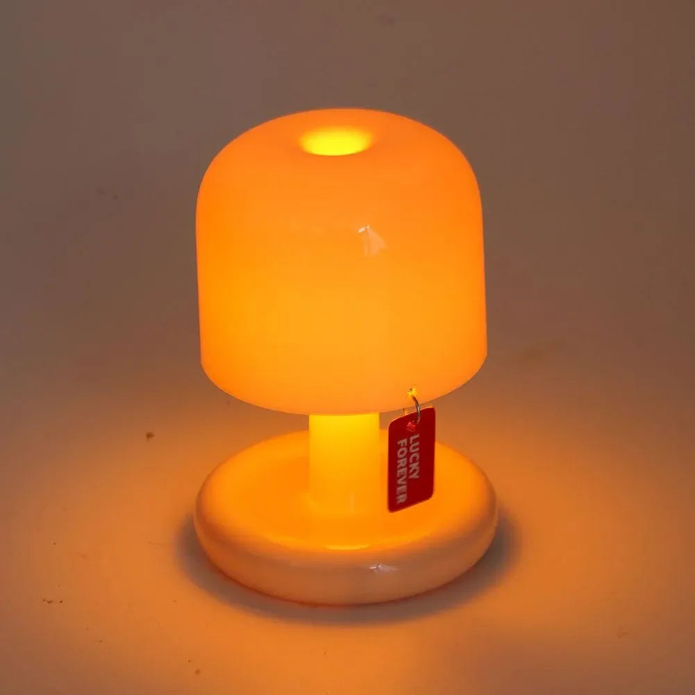 Cordless Glass Table Lamp - Modern Minimalist Accent Light - Image 3