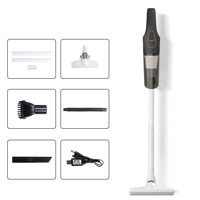 Cordless Handheld Vacuum Cleaner for Home and Car, White/Black
