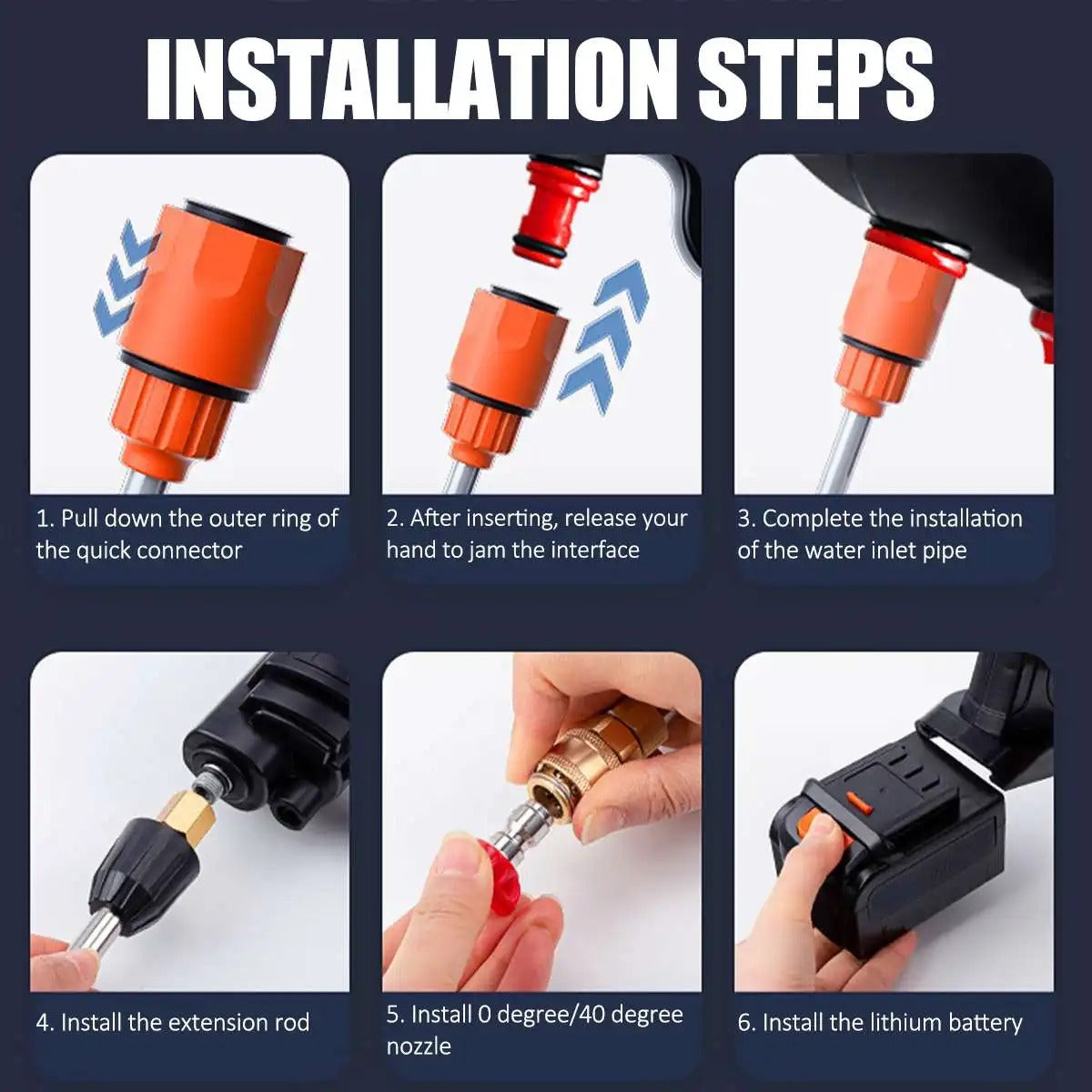 Cordless High-Pressure Washer for Convenient Outdoor Cleaning