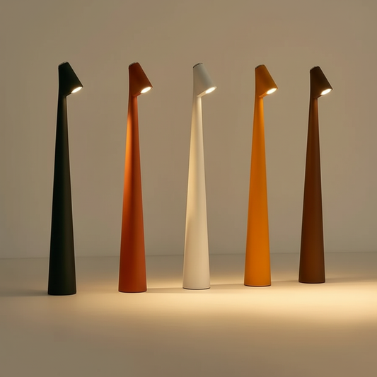 Cordless LED Table Lamp - Minimalist Nordic Design - Aluminum - Image 1
