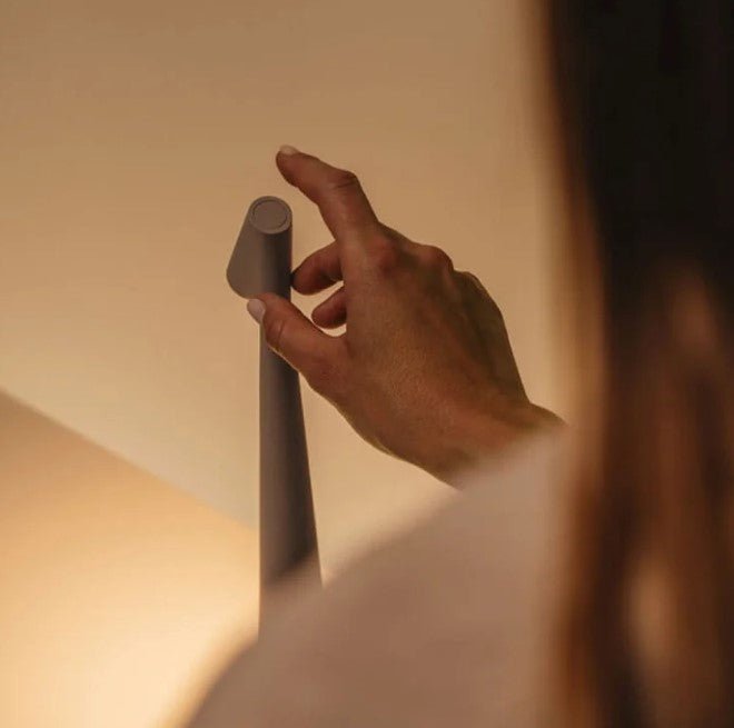 Cordless LED Table Lamp - Minimalist Nordic Design - Aluminum - Image 3