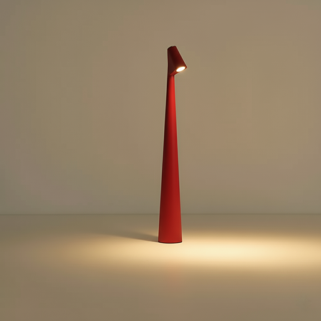 Cordless LED Table Lamp - Minimalist Nordic Design - Aluminum - Image 7