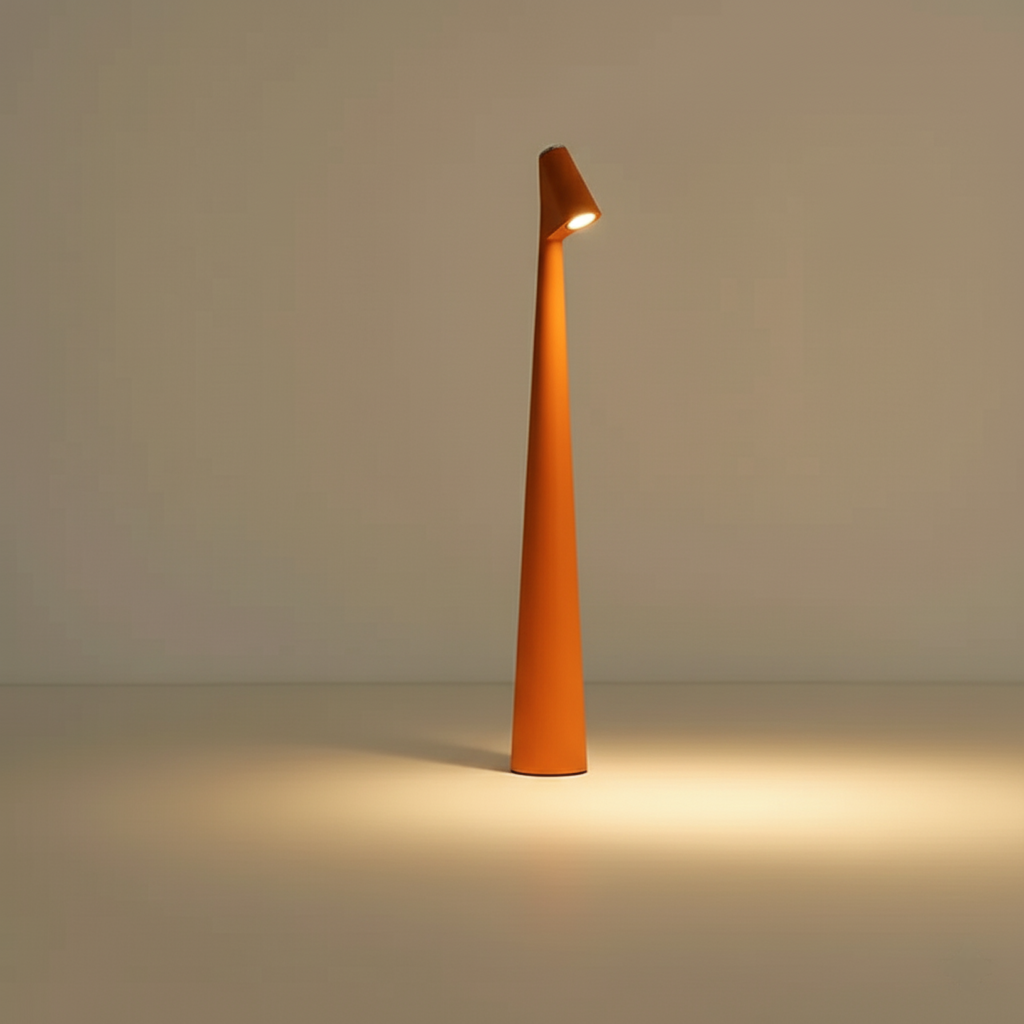Cordless LED Table Lamp - Minimalist Nordic Design - Aluminum - Image 8