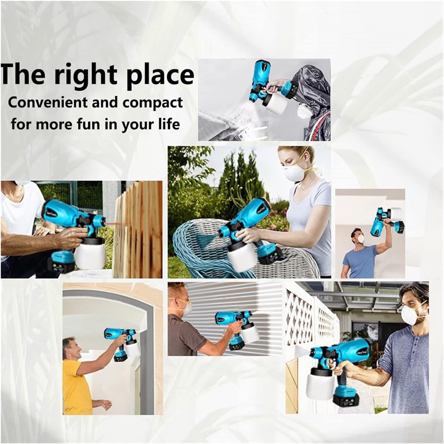 Cordless Paint Jet Pro with Twin Batteries