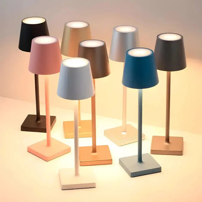 Cordless Rechargeable Table Lamp - Elegant LED for Indoor & Outdoor
