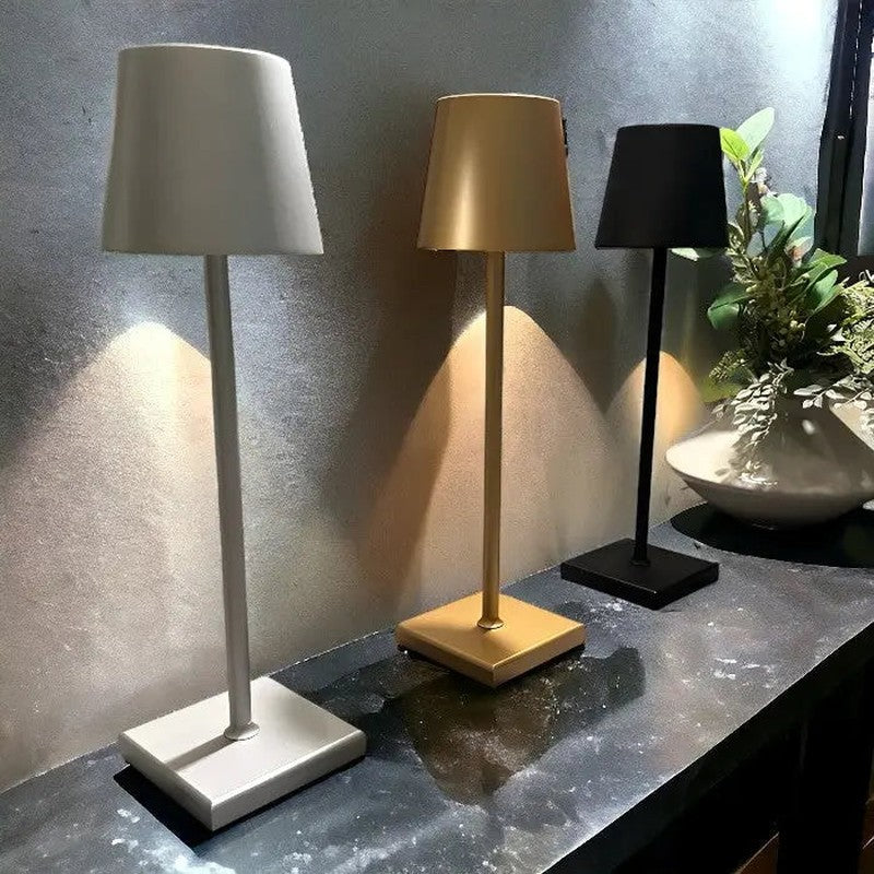Cordless Rechargeable Table Lamp - Elegant LED for Indoor & Outdoor