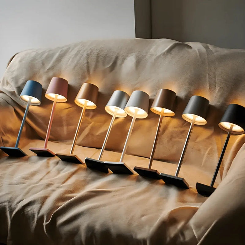 Cordless Rechargeable Table Lamp - Elegant LED for Indoor & Outdoor