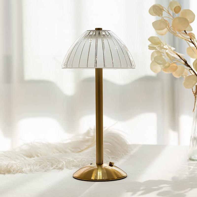 Cordless Table Lamp - Crystal Glass - Touch Control - Hotel Chique Style - Image 2