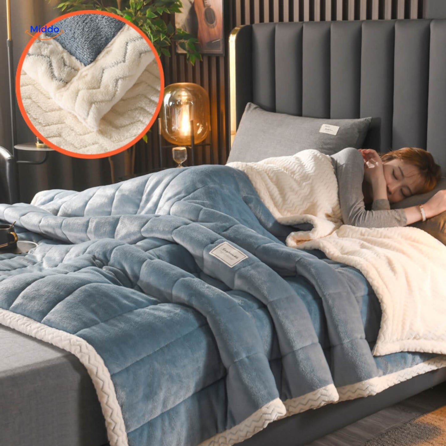 CozyFleece Plush Wool Blanket | Warm and Comfortable, Ideal for Winter
