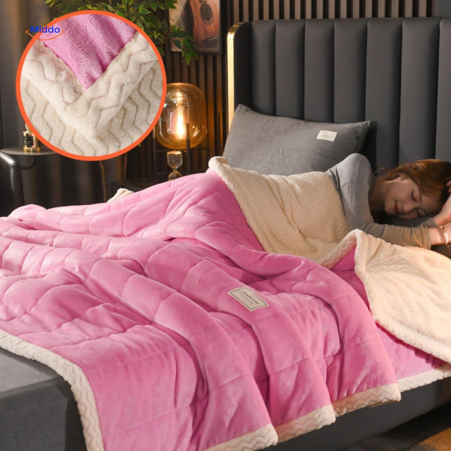 CozyFleece Plush Wool Blanket | Warm and Comfortable, Ideal for Winter