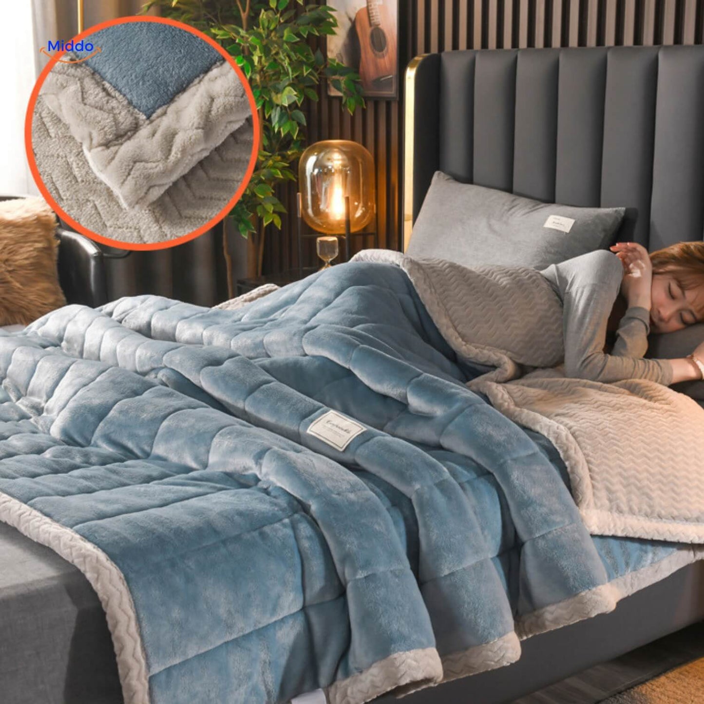 CozyFleece Plush Wool Blanket | Warm and Comfortable, Ideal for Winter