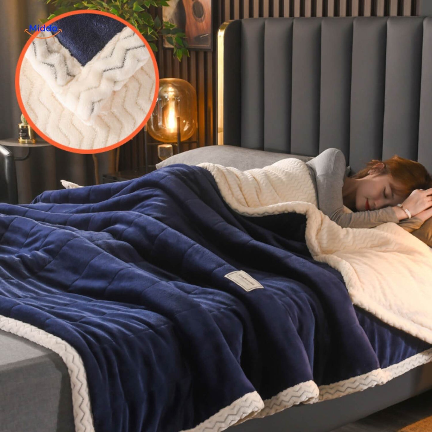 CozyFleece Plush Wool Blanket | Warm and Comfortable, Ideal for Winter