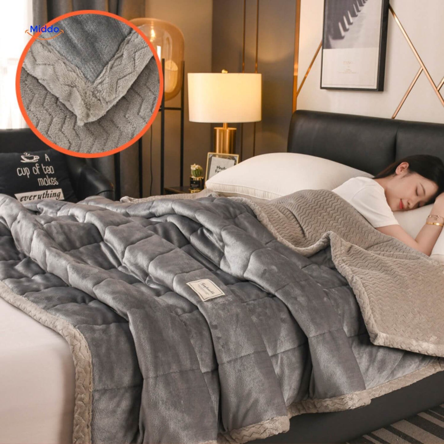 CozyFleece Plush Wool Blanket | Warm and Comfortable, Ideal for Winter