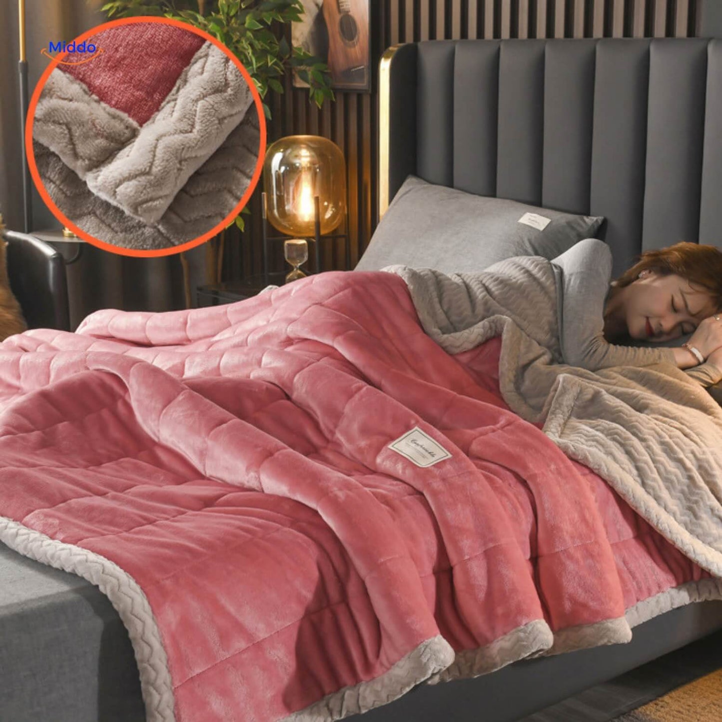 CozyFleece Plush Wool Blanket | Warm and Comfortable, Ideal for Winter