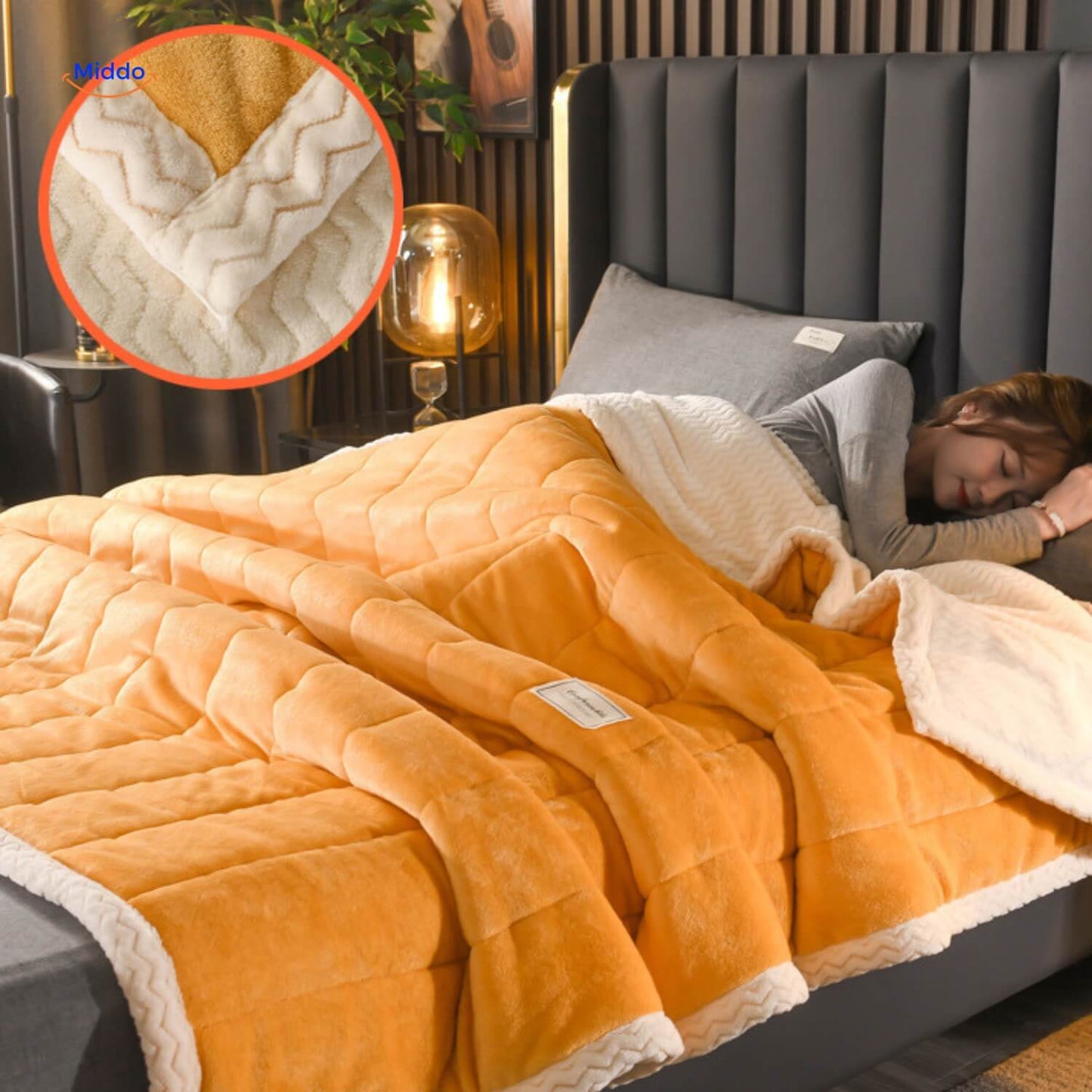 CozyFleece Plush Wool Blanket | Warm and Comfortable, Ideal for Winter